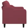 Design 2-Sitzer-Sofa Weinrot 140 cm Stoff, Schlafsofas 2024 Produktbild-Vorschau 4
