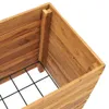 vidaXL Hochbeet 50x40x55 cm Teak Altholz und Stahl Produktbild-Vorschau 13