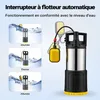 Wiltec Pompe à eau immergée 1200 W – 6000 l/h – Refoulement Voir les images du produit 5