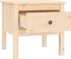 Tavolino 50x50x49 cm in legno di pino massiccio Anteprima dell’immagine prodotto 6
