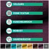 novely® RICKERT - Samtweicher Velours Polsterstoff mit Produktbild-Vorschau 2