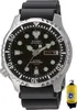 A diver's watch and a small yellow scuba tank. Produktbild-Vorschau