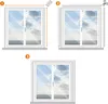 QUEST Nastro coprifinestra in PVC 2x60mm, 5m, autoadesivo Anteprima dell’immagine prodotto 5