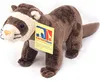 A plush toy ferret is shown standing on a white surface. Produktbild-Vorschau