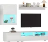 Set da parete TV Sweiko 175x39x34cm con vetrinetta (set Anteprima dell’immagine prodotto 20