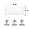 Komfortec Kopfkissen 40x80 cm 2er Set 800g Kissenfüllung Produktbild-Vorschau 6