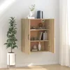vidaXL Nástěnná skříň Sonoma dub 69,5x34x90 cm výrobek ze Náhled obrázku produktu 2