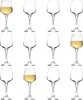 12x Lal 295ml Weißweingläser - Klein Glas Rot Rose Langer Produktbild-Vorschau 1