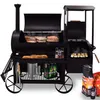 Smoker S-2 Lok | im Dampflok de Luxe Design | BBQ Grill und Produktbild-Vorschau 7