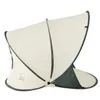 DERYAN Luxus Pop-Up-Strandzelt XXL - Anti-UV 50+ - Creme Produktbild-Vorschau 5