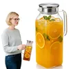 2 Liter Glas Karaffe Glaskrug mit Deckel, Wasserkaraffe, Produktbild-Vorschau 17