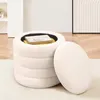 Hocker mit Stauraum, Sitzhocker mit Stauraum Rund, Produktbild-Vorschau 8
