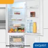 An open refrigerator with food and drinks inside. Produktbild-Vorschau