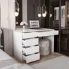 Schreibtisch AURORA SILVER mit Schubladen Produktbild-Vorschau 3