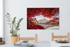 MuchoWow® - Leinwandbilder - Der Berg Fuji durch rote Produktbild-Vorschau 6