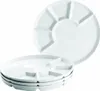 Profesjonalne talerze do fondue Domestic, Ø 24 cm, białe Podgląd zdjęcia produktu 5