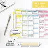 Tafelkalender 2027 Bunt DIN A5 3er Set Halbjahreskalender Produktbild-Vorschau 5