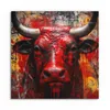 DEQOART Hybrid Leinwand Bild 30x30 cm 'Seele des Stiers' Produktbild-Vorschau 2