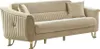 Villa Möbel Sofa Vega Creme 3-Sitzer Relax- und Produktbild-Vorschau 2