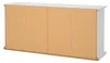 Asiagela - Commode, 183x49x87h cm Blanc, 8 Tiroirs Voir les images du produit 5
