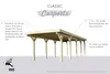 Doppelcarport Classic 2 Holz Überdachung Unterstand Produktbild-Vorschau 6