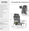 tectake® Aluminium Strandstuhl Coral klappbar, mit Produktbild-Vorschau 5