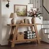 Console, table d'appoint en bois massif de 110 cm de style Voir les images du produit 1