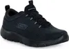 A black Skechers sneaker is shown from the side against a white background. Voir les images du produit