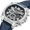 POLICE Herrenuhr Quarzuhr silber / blau onesize Herren 45 Produktbild-Vorschau 4