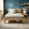 Homestyle4u Holzbett 120x200 Doppelbett mit Lattenrost Produktbild-Vorschau 2