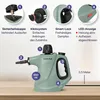 A product image with callouts and feature descriptions for a LUMAN steam cleaner. Produktbild-Vorschau