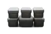 TUPPERWARE Swing Box 175 ml (5 szt.) + 350 ml, czarne, Podgląd zdjęcia produktu 1