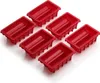 Coolinato Silikon Mini-Stollen-Set 6tlg. ROT Produktbild-Vorschau 1