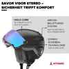 Atomic Savor Visor Stereo Ski Helmet Black M (55-59 cm) Produktbild-Vorschau 4