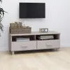 vidaXL TV-Schrank HAMAR Weiß 106x40x40 cm Massivholz Kiefer Produktbild-Vorschau 7