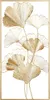 Gilde Wandrelief, rechteckig, "Golden Ginkgo", Ginkgomotiv, Anteprima dell’immagine prodotto 1
