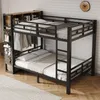 Merax metalen etagetoft 120x200 cm met lade, stapelbed met Productafbeelding-voorbeeld 1