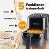 Friggitrice ad aria calda GOURMETmaxx 3,2 l, 1300 W, nera, Anteprima dell’immagine prodotto 7