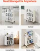 VEVOR Bücherwagen, 150 kg Tragkraft, Bibliothekswagen, 77 x Produktbild-Vorschau 6