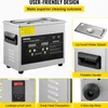 VEVOR 3 L Vylepšená ultrazvuková čistička (200 W ohřev, 120 Náhled obrázku produktu 6