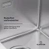 Klarstein Edelstahl-Küchenspüle, 79 x 44 cm, inkl. Überlauf Produktbild-Vorschau 6