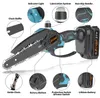 Jemi Mini-Kettensäge Akku 21V mit 2 Akkus, 2 Ketten und Produktbild-Vorschau 5