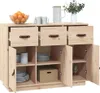 vidaXL Kredens 100x40x75 cm lite drewno sosnowe Podgląd zdjęcia produktu 3