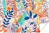 MuchoWow® Poster Sommer - Pflanzen - Blätter - Muster 90x60 Produktbild-Vorschau 1