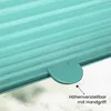 Sonello Plissee Klemmfix ohne Bohren 80cm x 120cm Türkis Produktbild-Vorschau 6