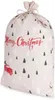 A Christmas sack with a festive design. Podgląd zdjęcia produktu