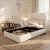 Letto imbottito 90 x 200 cm con rivestimento in tessuto Anteprima dell’immagine prodotto 2
