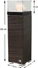 Ethanol-Feuersäule Braun Poly-Rattan, 120 cm hoch, 33x33 Produktbild-Vorschau 4