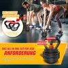 RE:SPORT® Set di manubri 40 kg con kettlebell Manubri Set Anteprima dell’immagine prodotto 8