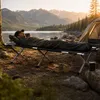 LUARO opvouwbaar campingbed voor kano, zwart, 150 kg Productafbeelding-voorbeeld 2